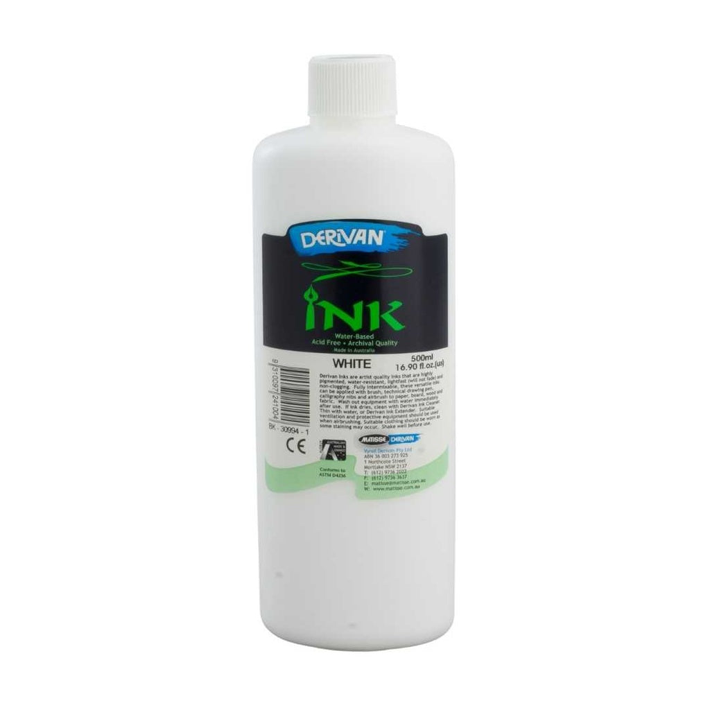 Derivan Ink White 500ml