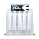 Derivan Refillables Aluminium Tubes Empty SET