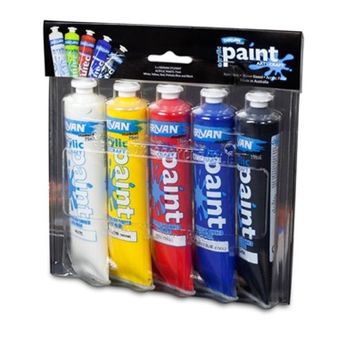 Derivan Student Acrylic Paint Set 5 SET