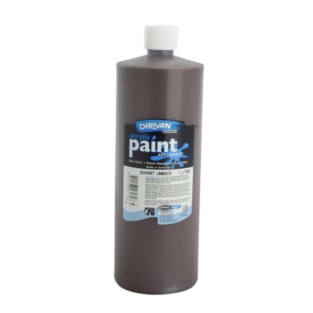 Derivan Student Acrylic Paint Burnt Umber