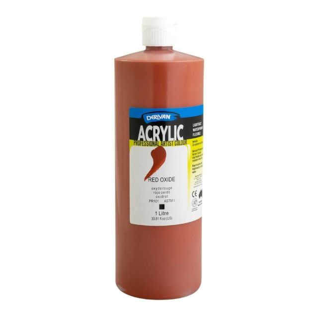 Derivan Student Acrylic Paint Red Oxide 1L