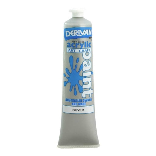 Derivan Student Acrylic Paint Metal Silver