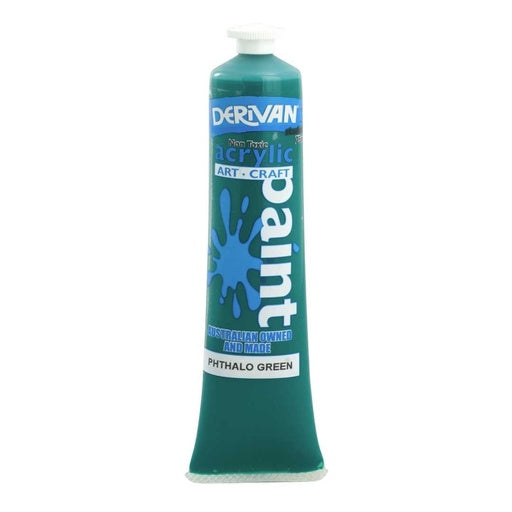 Derivan Student Acrylic Paint Phthalo Green 75ml