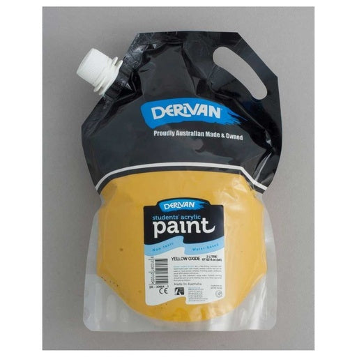 Derivan Student Acrylic Paint Yellow Oxide 2L