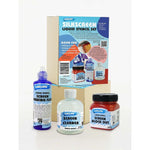 Derivan Screen Printing Medium Silkscreen Liquid Stencil Set SET