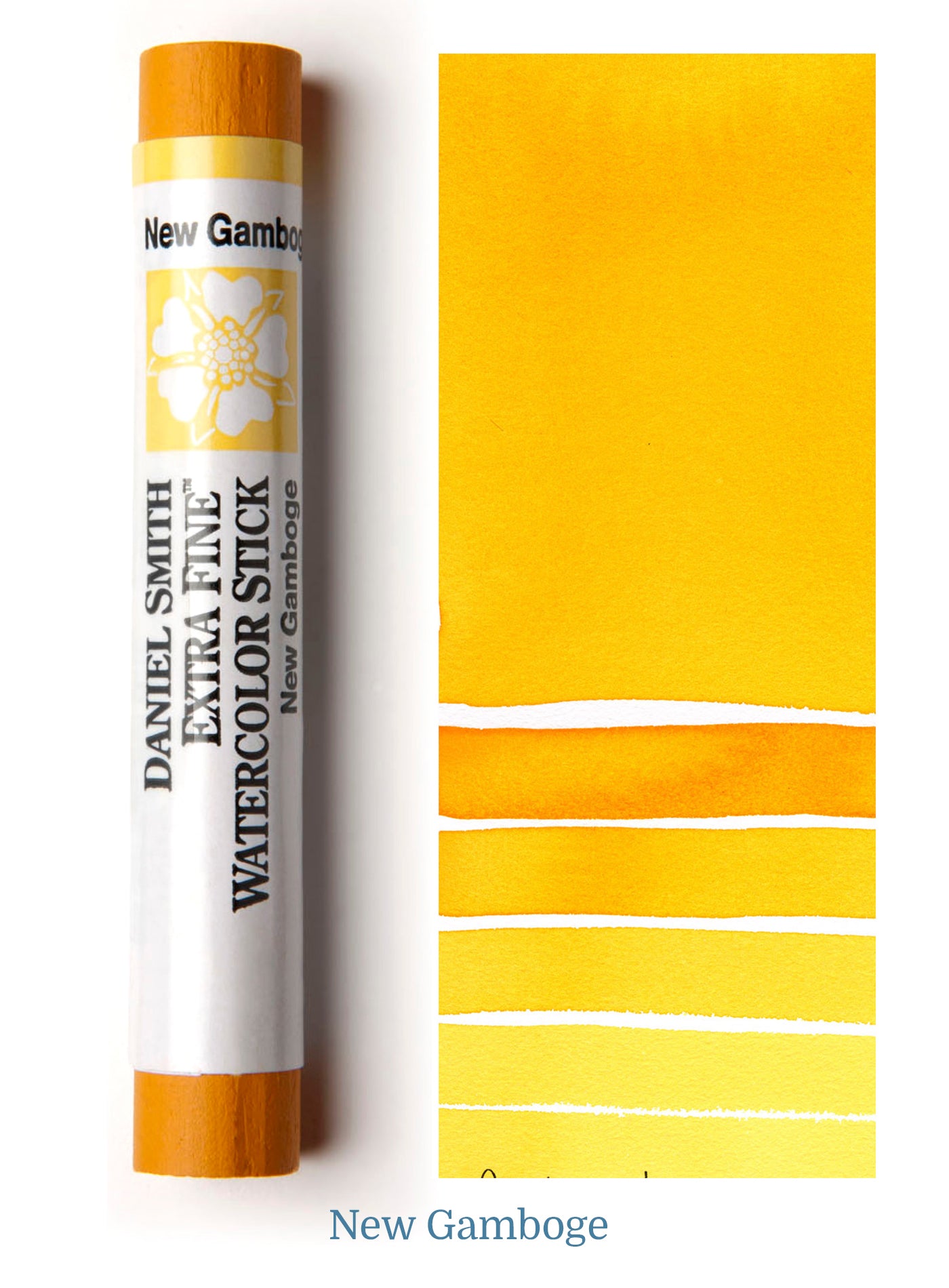 DANIEL SMITH WATERCOLOUR STICK NEW GAMBOGE