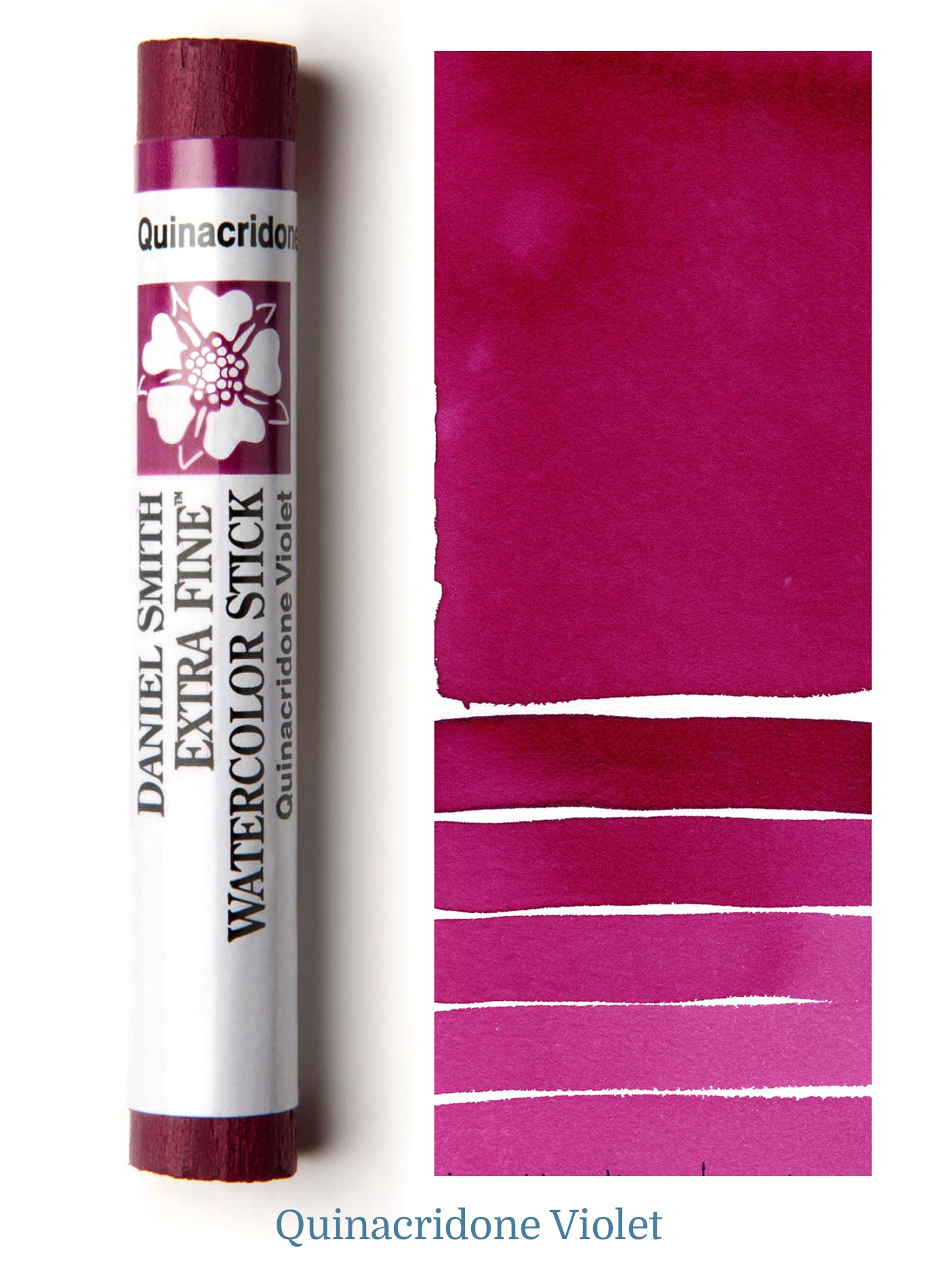 DANIEL SMITH WATERCOLOUR STICK QUINACRIDONE VIOLET