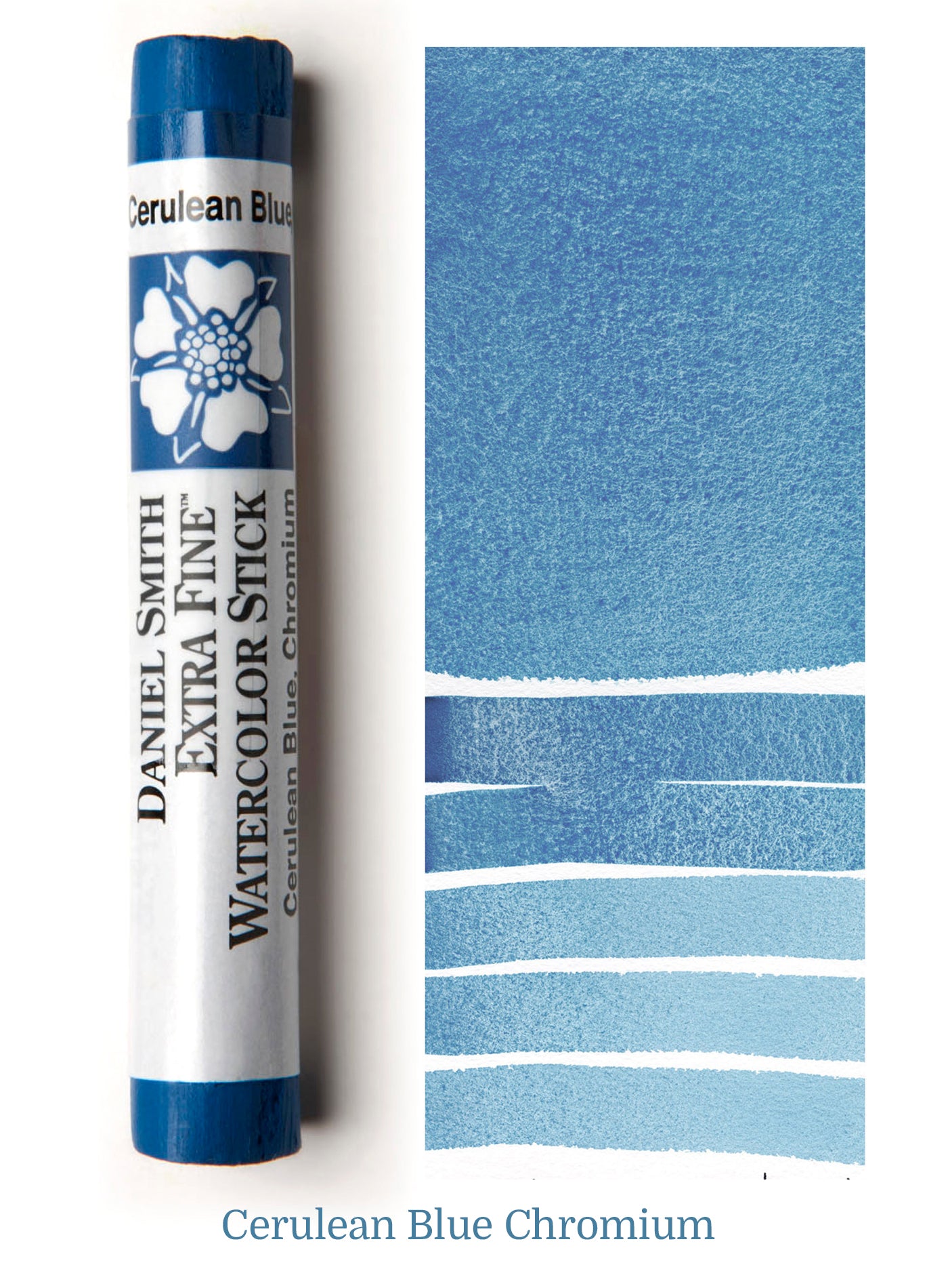 DANIEL SMITH WATERCOLOUR STICK CERULEAN BLUE CHROMIUM