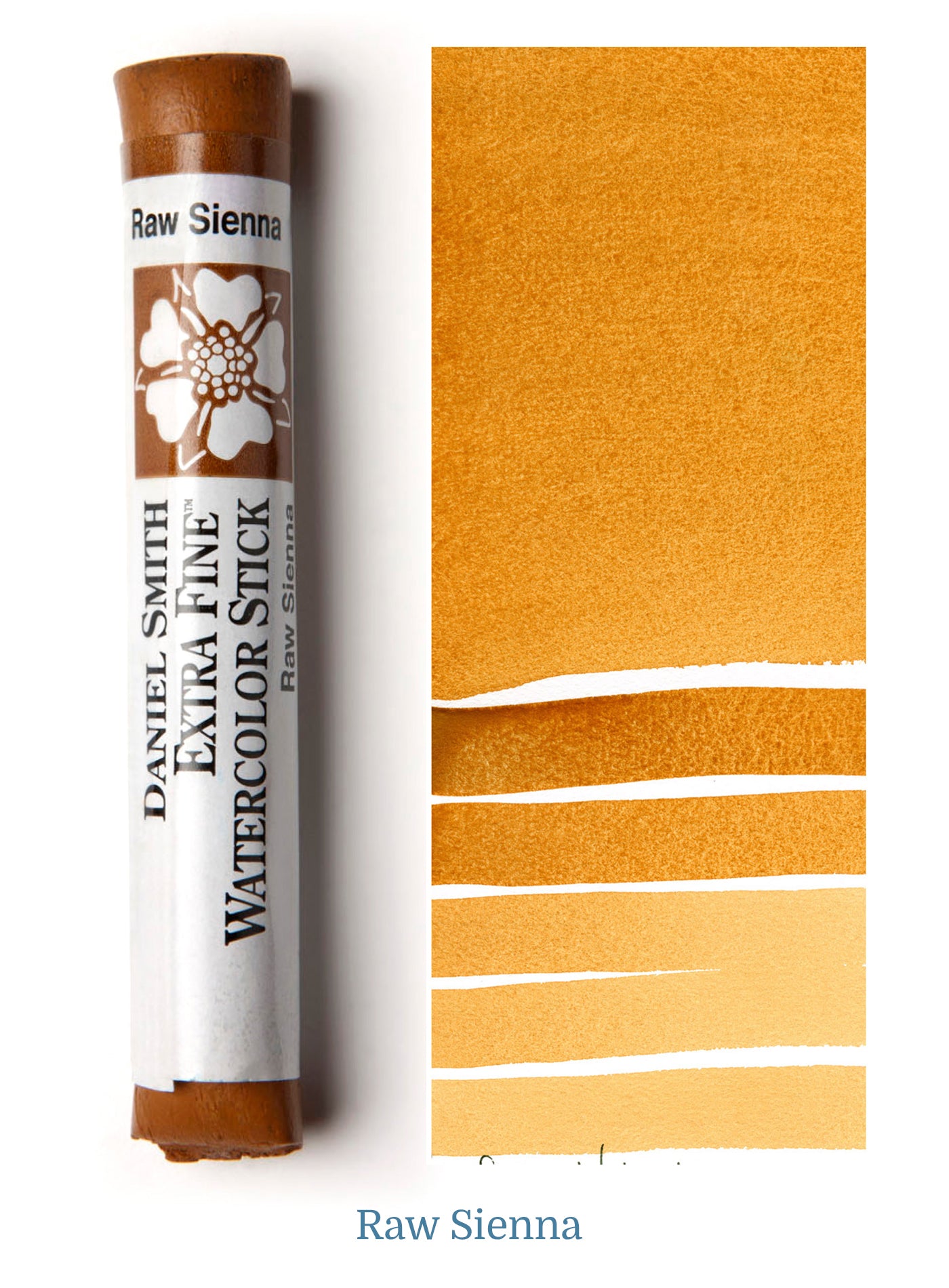 DANIEL SMITH WATERCOLOUR STICK RAW SIENNA