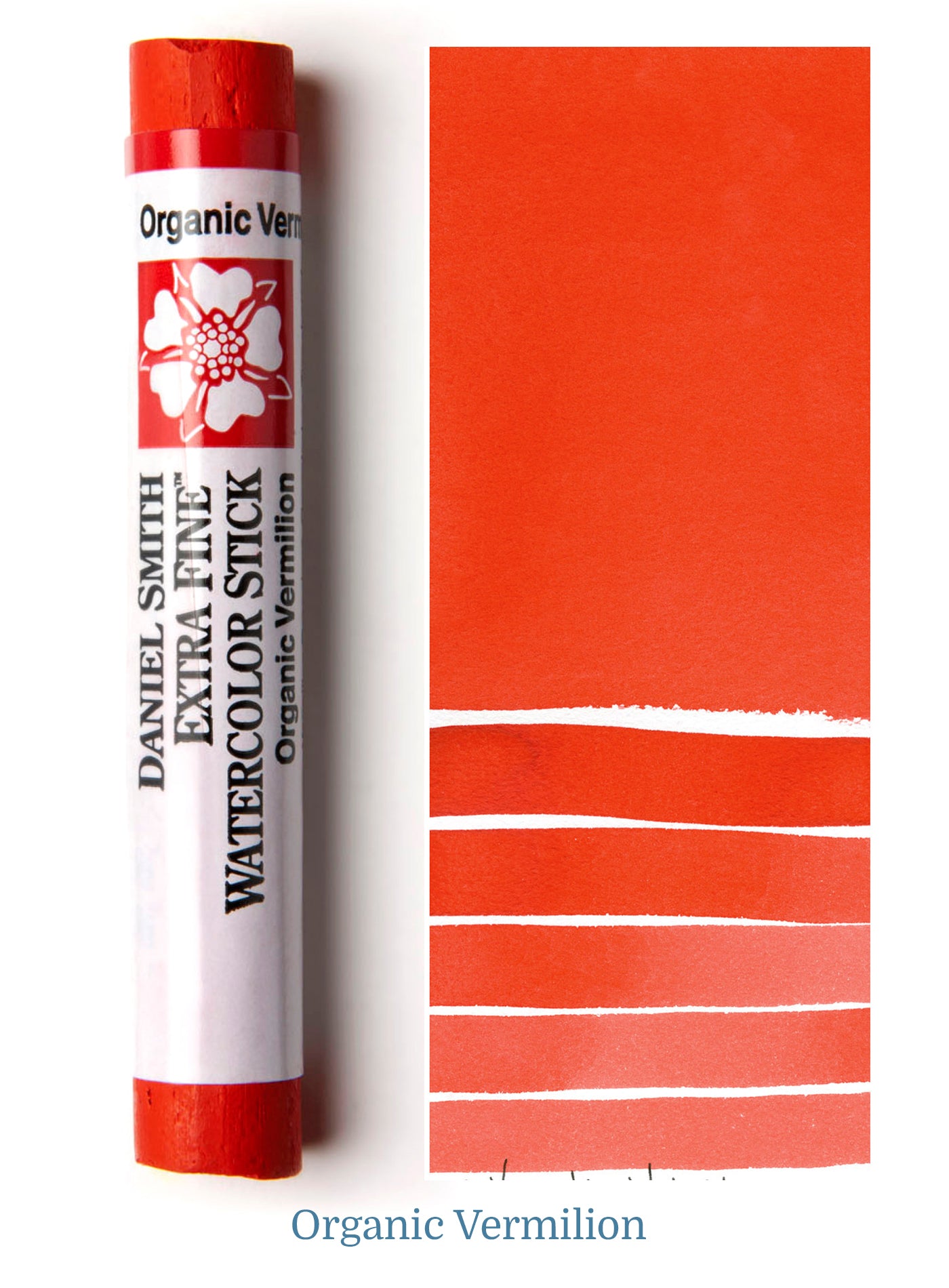 DANIEL SMITH WATERCOLOUR STICK ORGANIC VERMILLION