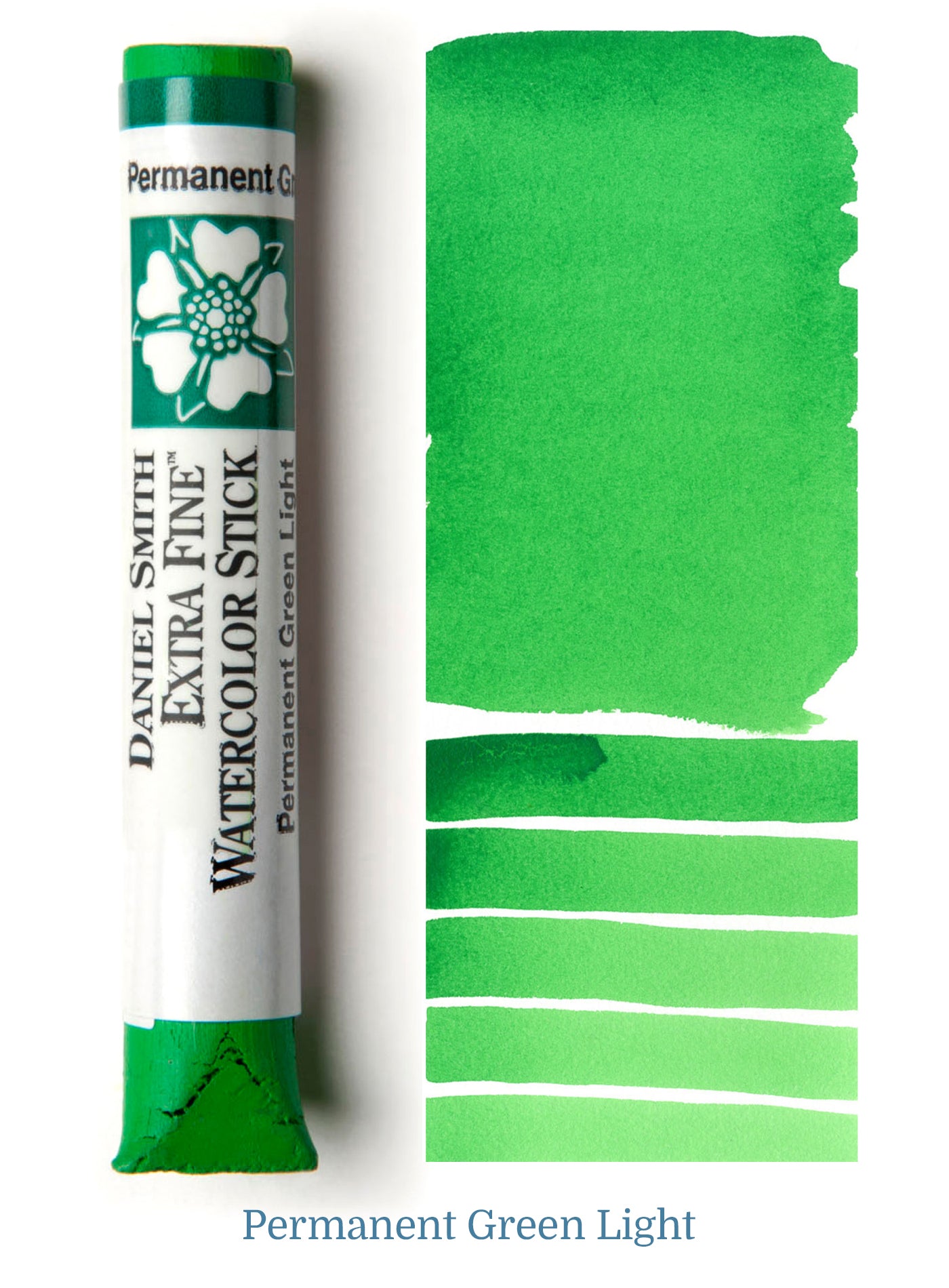 DANIEL SMITH WATERCOLOUR STICK PERMANENT GREEN LIGHT