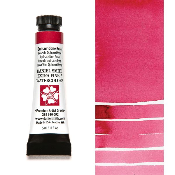 Daniel Smith Watercolour Paint Quinacridone Rose 5ml