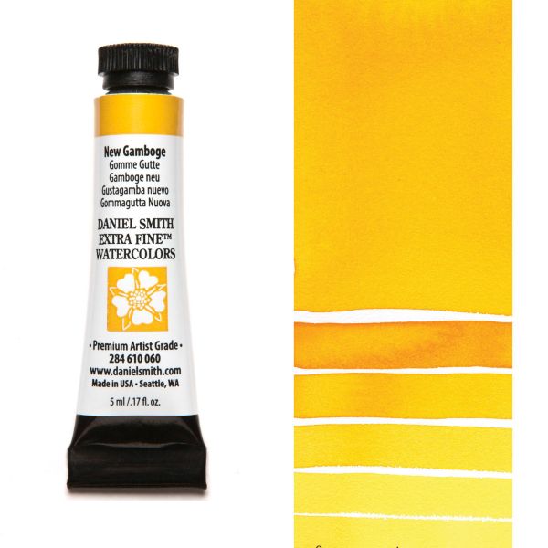 Daniel Smith Watercolour Paint New Gamboge 5ml