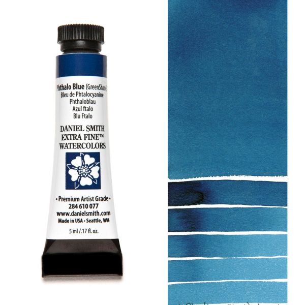 Daniel Smith Watercolour Paint Phthalo Blue (Green Shade) 5ml