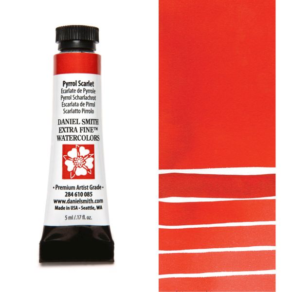 Daniel Smith Watercolour Paint Pyrrol Scarlet 5ml