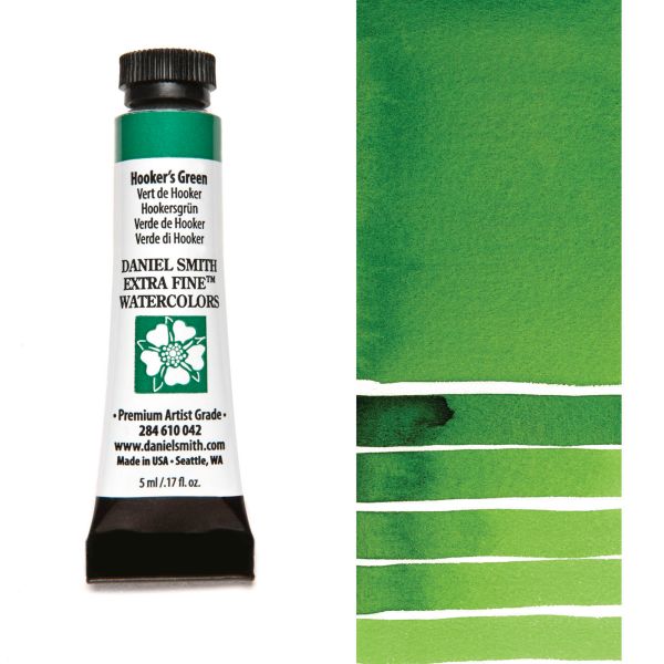Daniel Smith Watercolour Paint Hooker’s Green 5ml