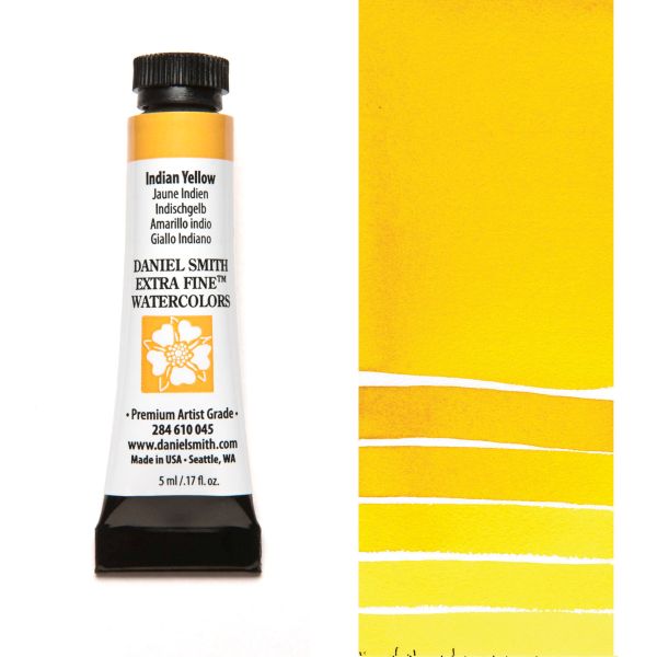 Daniel Smith Watercolour Paint Indian Yellow 5ml