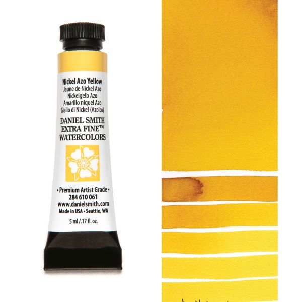 Daniel Smith Watercolour Paint Nickel Azo Yellow 5ml