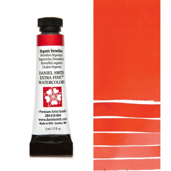 Daniel Smith Watercolour Paint Organic Vermilion 5ml