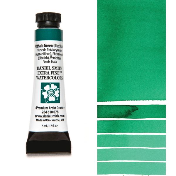 Daniel Smith Watercolour Paint Phthalo Green (Blue Shade) 5ml