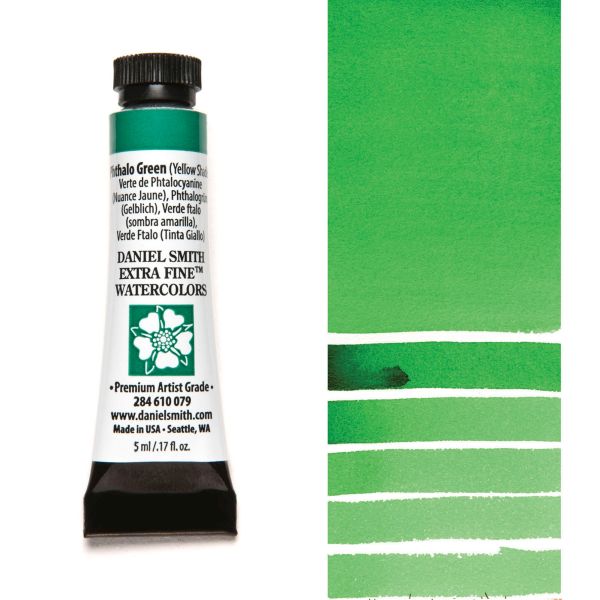 Daniel Smith Watercolour Paint Phthalo Green (Yellow Shade) 5ml