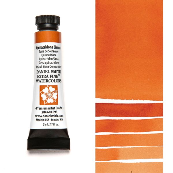 Daniel Smith Watercolour Paint Quinacridone Sienna 5ml