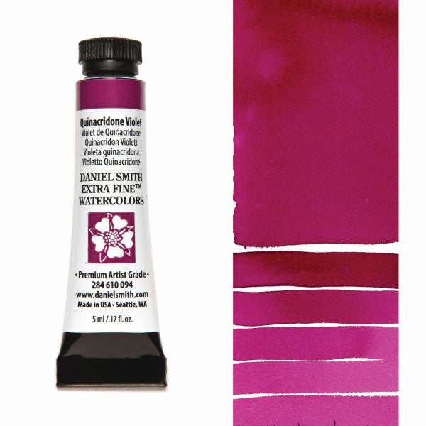 Daniel Smith Watercolour Paint Quinacridone Violet 5ml