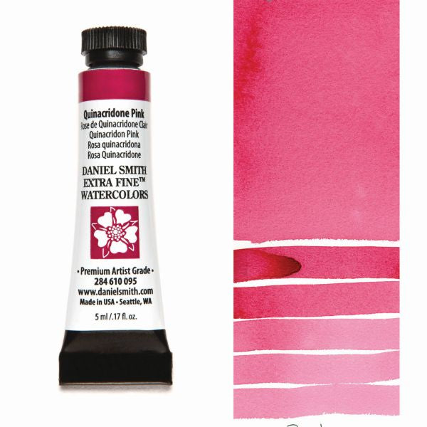 Daniel Smith Watercolour Paint Quinacridone Pink 5ml