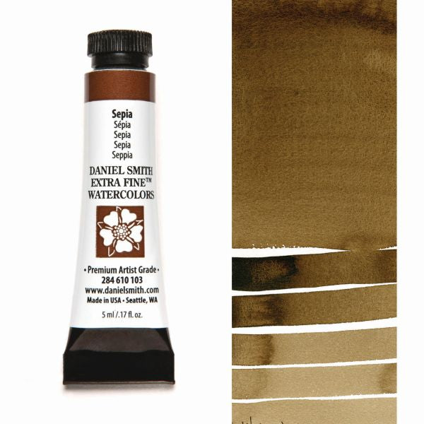 Daniel Smith Watercolour Paint Sepia 5ml