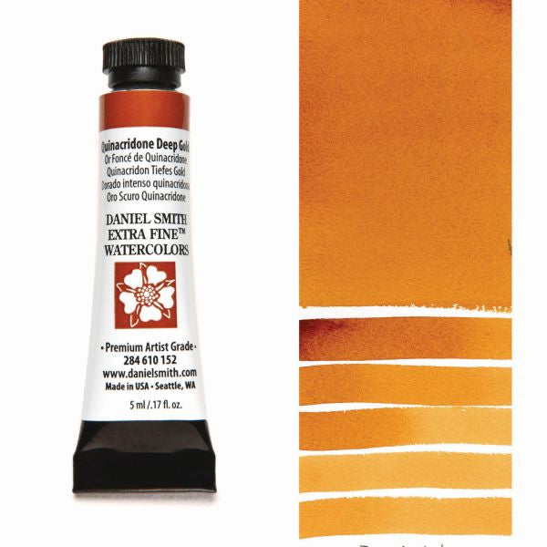 Daniel Smith Watercolour Paint Quinacridone Deep Gold 5ml
