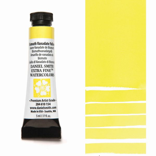 Daniel Smith Watercolour Paint Bismuth Vanadate Yellow 5ml