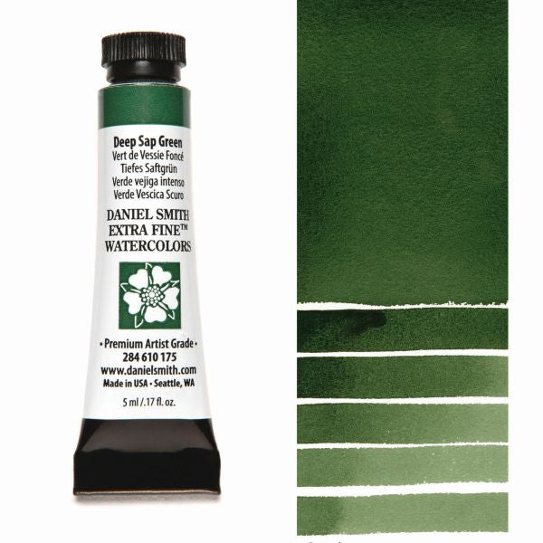 Daniel Smith Watercolour Paint Deep Sap Green 5ml