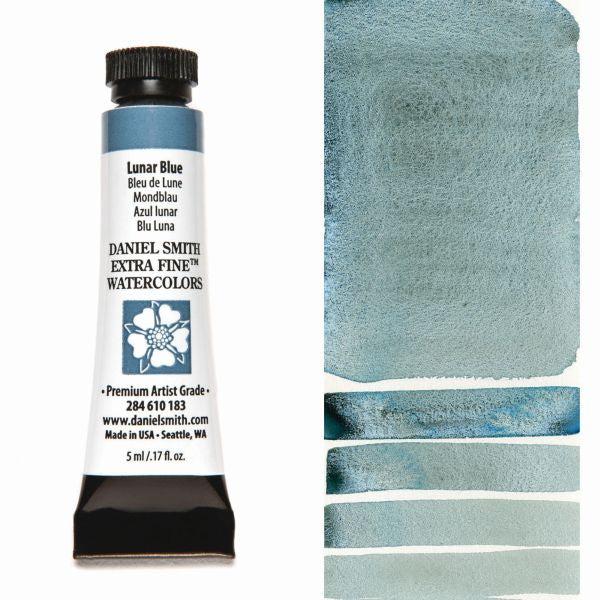 Daniel Smith Watercolour Paint Lunar Blue 5ml