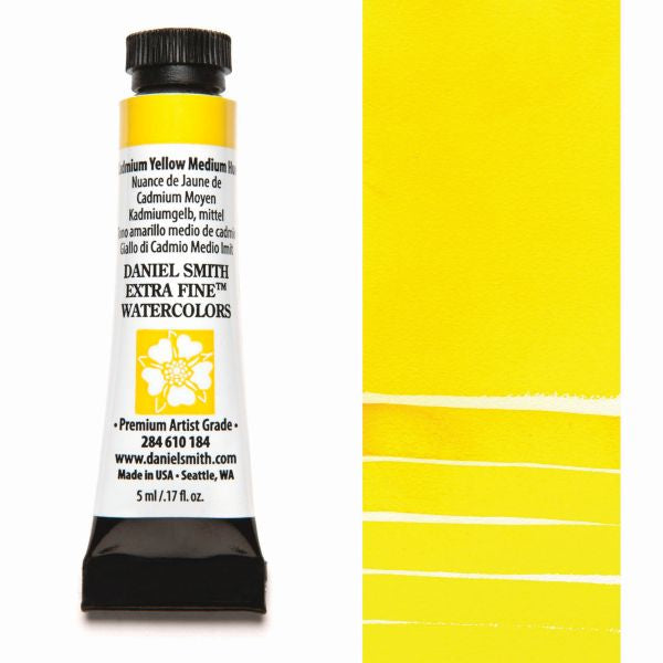 Daniel Smith Watercolour Paint Cadmium Yellow Medium Hue 5ml