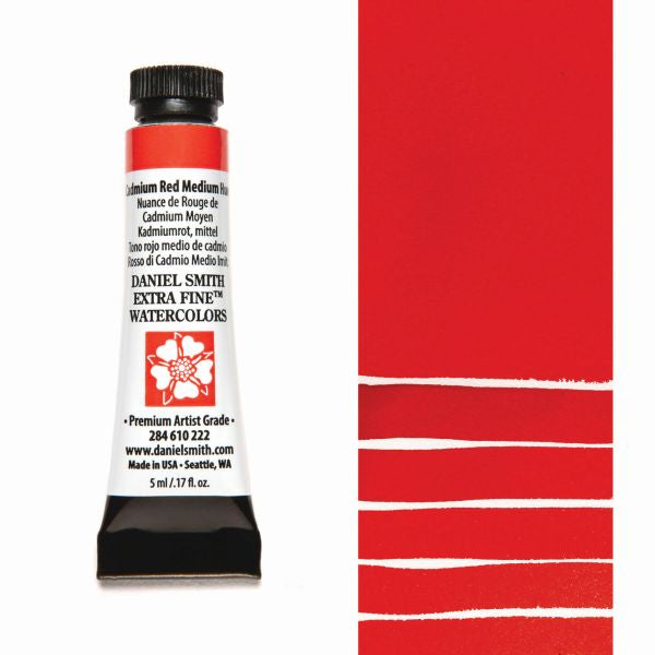 Daniel Smith Watercolour Paint Cadmium Red Medium Hue 5ml