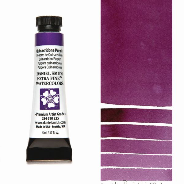 Daniel Smith Watercolour Paint Quinacridone Purple 5ml