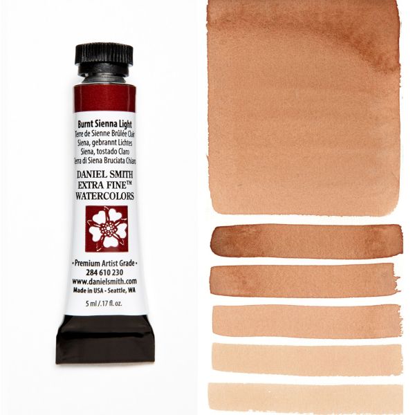 Daniel Smith Watercolour Paint Burnt Sienna Light 5ml