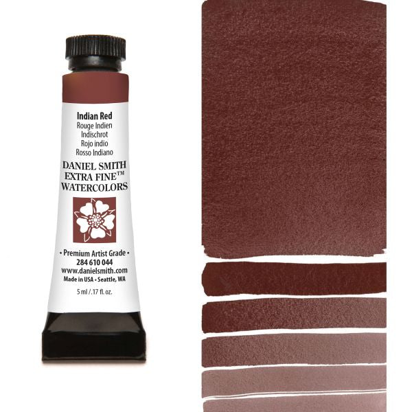 Daniel Smith Watercolour Paint Indian Red 5ml