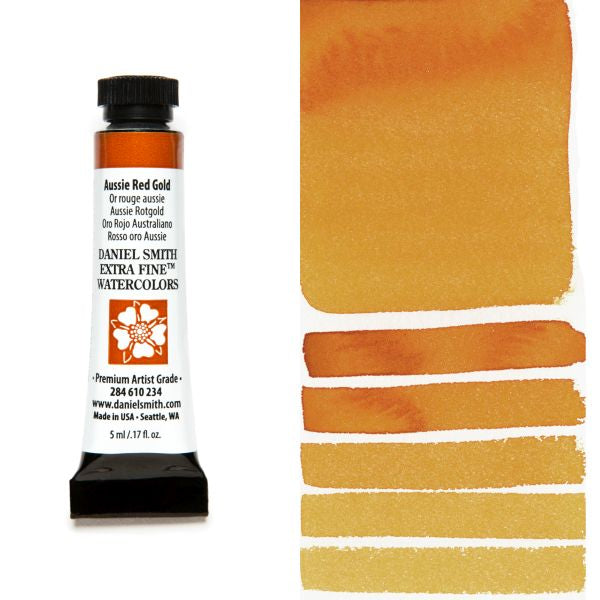 Daniel Smith Watercolour Paint Aussie Red Gold 5ml