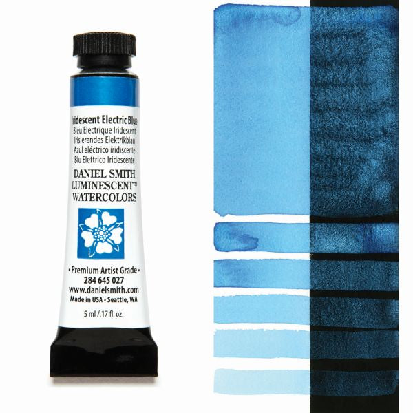 Daniel Smith Watercolour Paint Iridescent Electric Blue (Luminescent) 5ml