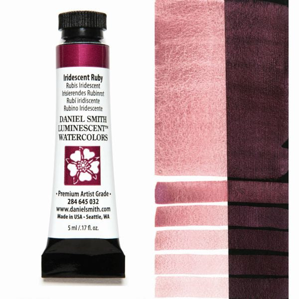 Daniel Smith Watercolour Paint Iridescent Ruby (Luminescent) 5ml