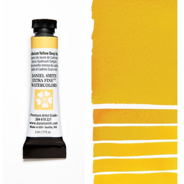 Daniel Smith Watercolour Paint Cadmium Yellow Deep Hue 5ml