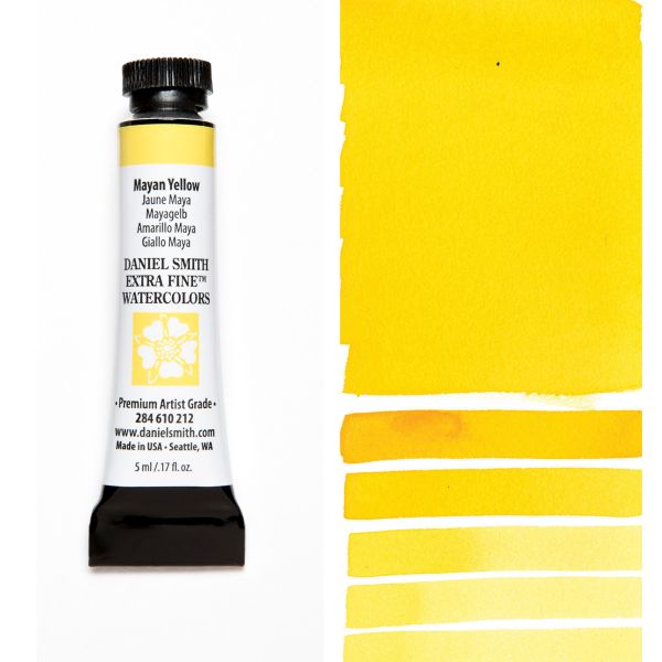 Daniel Smith Watercolour Paint Mayan Yellow 5ml
