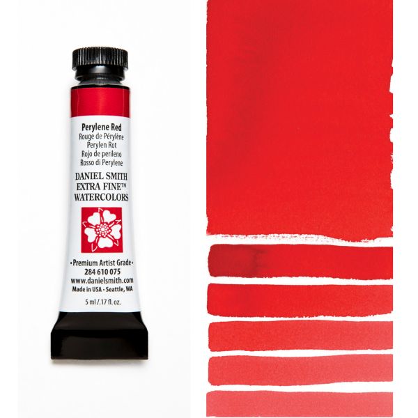 Daniel Smith Watercolour Paint Perylene Red 5ml