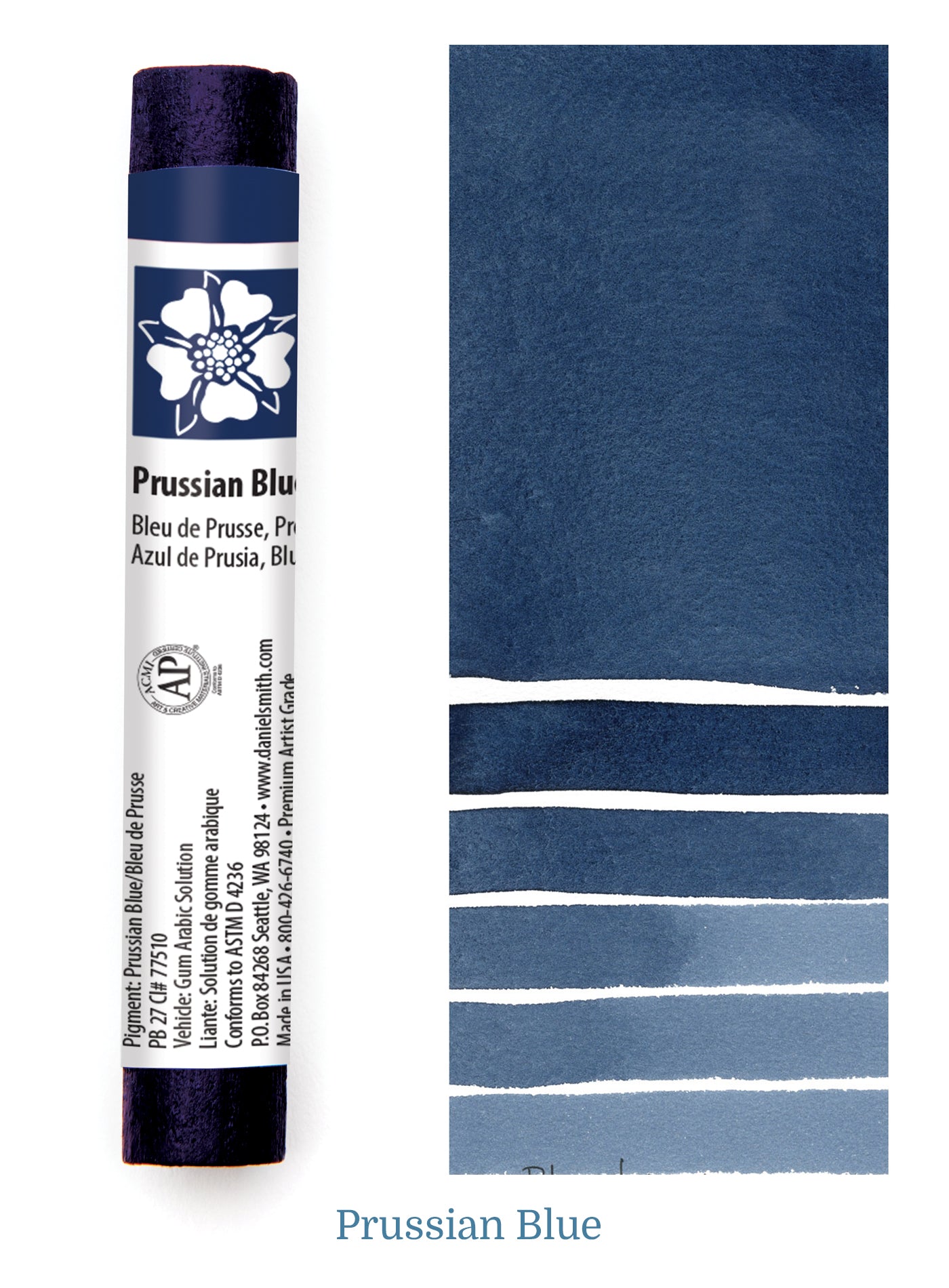 DANIEL SMITH WATERCOLOUR STICK PRUSSIAN BLUE