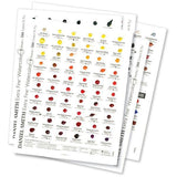 Daniel Smith Watercolour Paint Dot Card 266 Color + Gouache