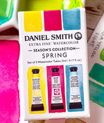 DANIEL SMITH WATERCOLOUR 3 X 5ML SPRING SET