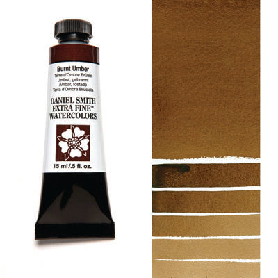 Daniel Smith Watercolour Paint Burnt Umber 15ml