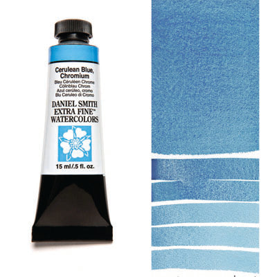 Daniel Smith Watercolour Paint Cerulean Blue, Chromium 15ml
