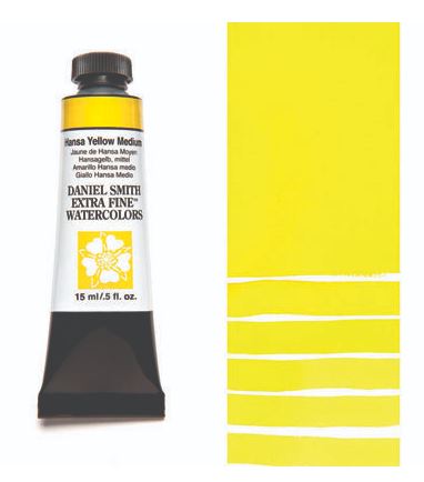 Daniel Smith Watercolour Paint Hansa Yellow Medium 15ml